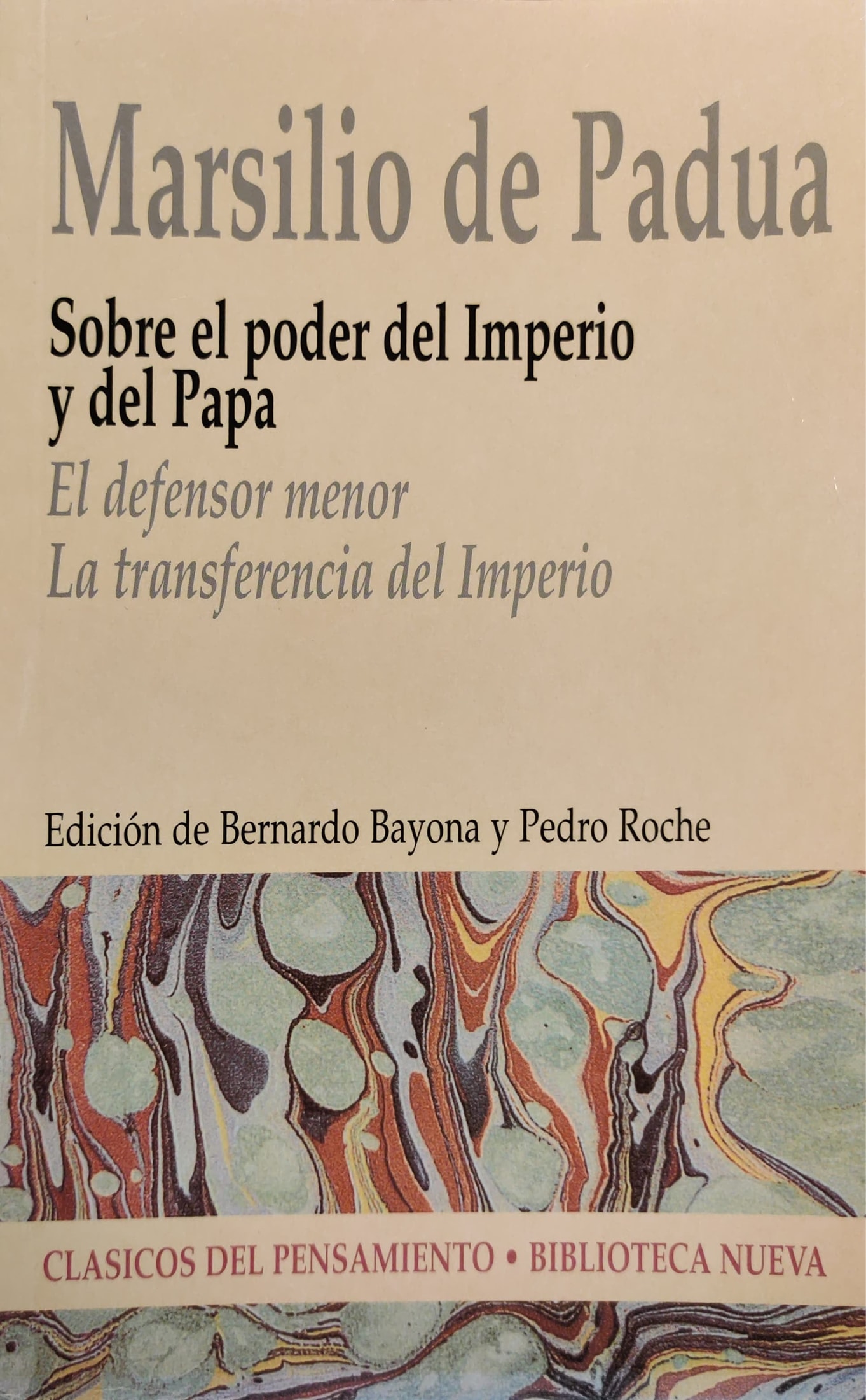 (33)Marsilio de Padua. Sobre el poder del Imperio y del Papa 1 9788497424936
