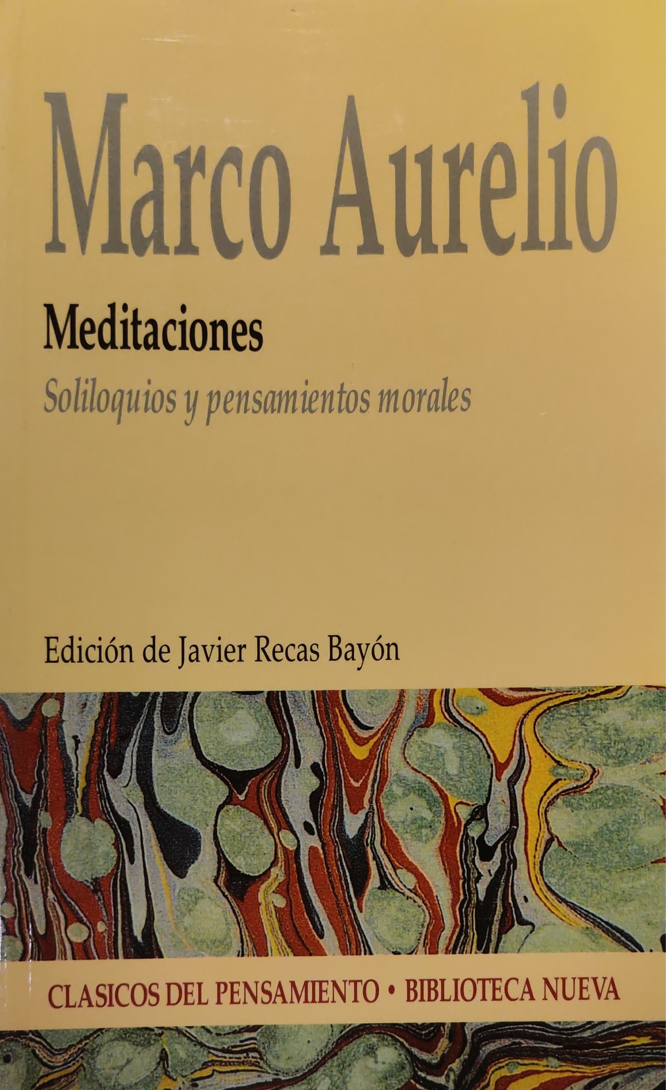 (62)Marco Aurelio. Meditaciones (Soliloquios y pensamientos morales) 1 9788499400822